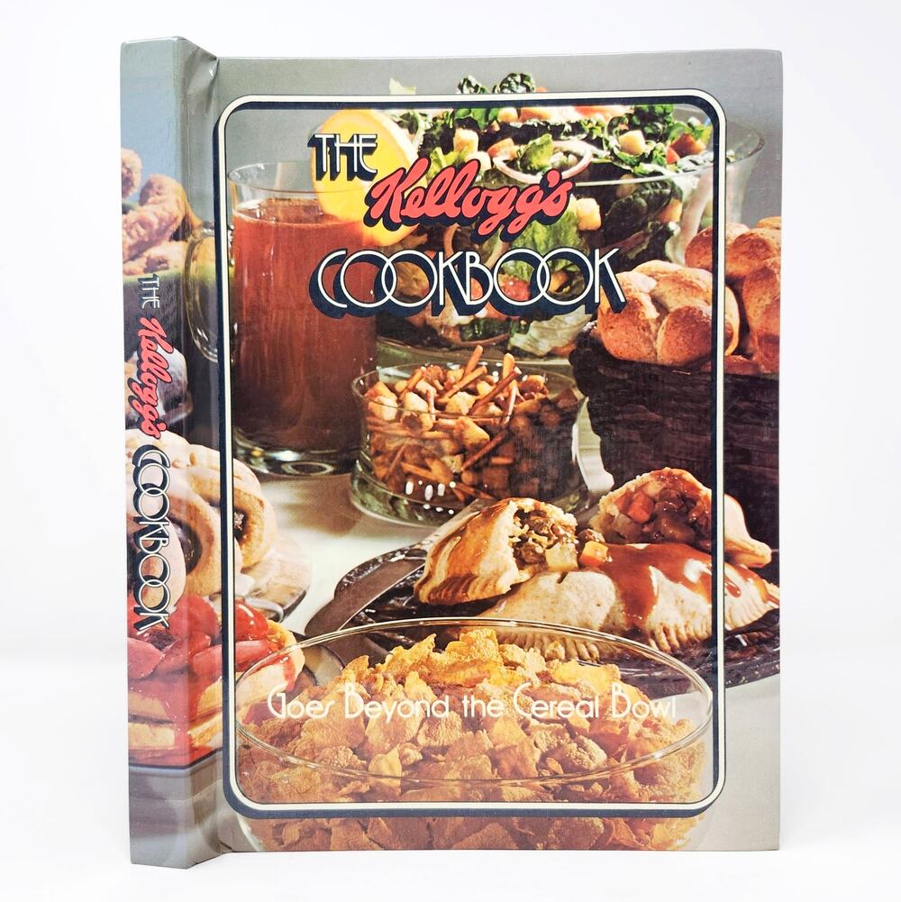 The Kellogg's Cookbook 1978 Vintage Spiral Bound Retro Kitsch